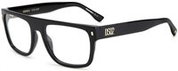 Montatura vista Dsquared Uomo D2 00362M2/19 BLACK GOLD56 - D2 00362M2/19 BLACK GOLD56